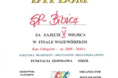 IMS drużynowe biegi przełajowe -Chłopcy-2009-2010- etap wojewódzki