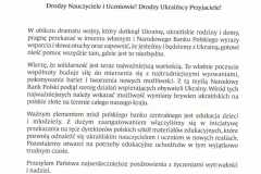 List Prezesa Narodowego Banku Polskiego