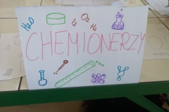Kartka z napisem Chemionerzy